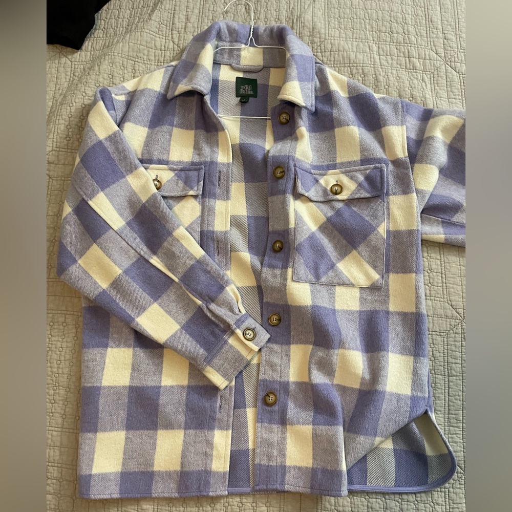 Wild Fable checkered print coat